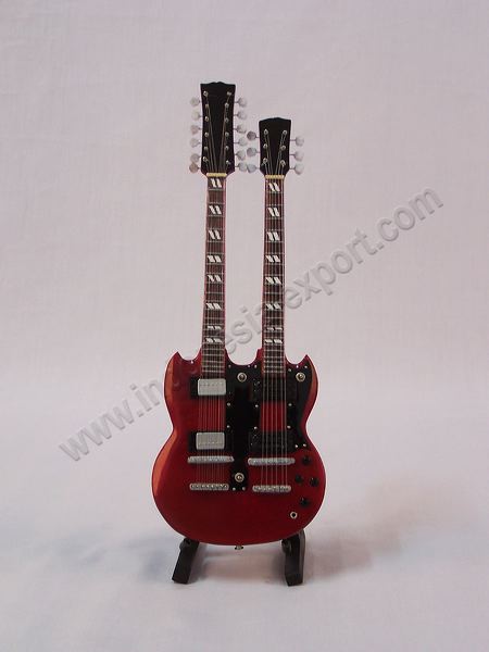 Miniature Guitar - Wooden And Handmade Handicraft