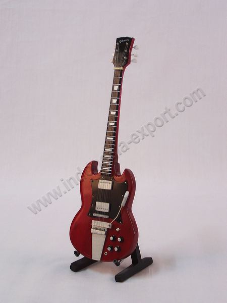 Miniature Guitar - Wooden And Handmade Handicraft